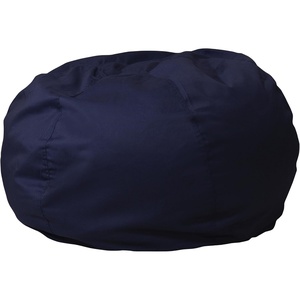 image:imageFlash Furniture Duncan Sherpa Bean Bag Chair Classic Refillable Bean Bag Chair for Kids and Teens Large GrayNavy Blue