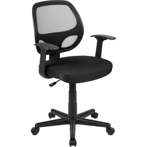 image:imageFlash Furniture Flash Fundamentals MidBack Gray Mesh Swivel Ergonomic Task Office Chair with ArmsBlack