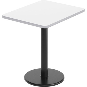 image:imageFlash Furniture Graniss 24 x 30 Rectangular Gray Laminate Table Top with 18 Round Table Height BaseWhite
