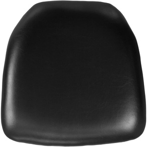 image:imageFlash Furniture Hard Gold Vinyl Chiavari Chair CushionBlack Vinyl