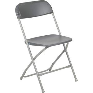 image:imageFlash Furniture Hercules Series Plastic Folding Chair Brown  10 Pack 650LB Weight Capacity Comfortable Event ChairLightweight Folding ChairGrey