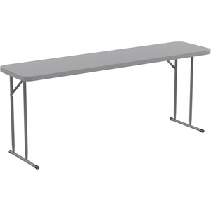 image:imageFlash Furniture Kathryn 5 Pack 6Foot Rectangle Granite White Plastic Folding TrainingSeminar TableGrey