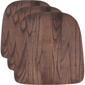 image:imageFlash Furniture Perry Rustic Walnut Wood Seat for Colorful Metal ChairsSet of 1 Pack of 3
