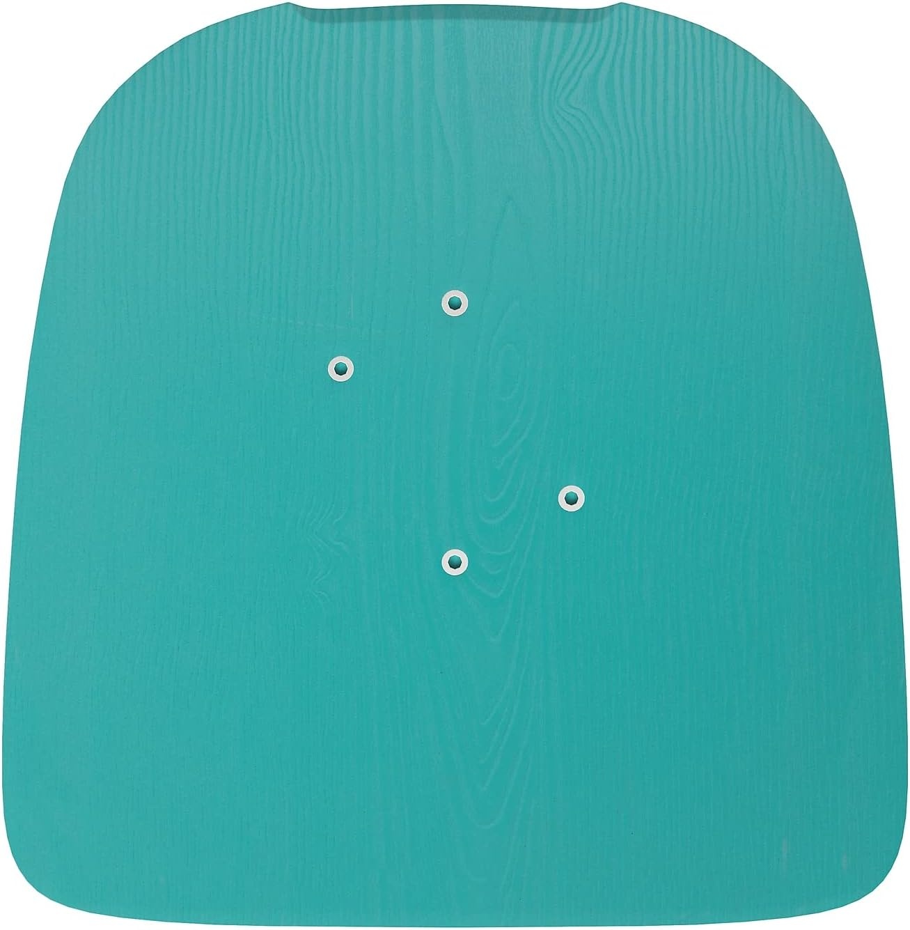 image:imageFlash Furniture Perry Set of 4 Poly Resin Wood Seat  Mint Polystyrene  Rounded Edges for Comfort  For Colorful Metal Chairs and Stools  IndoorOutdoorMint