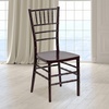 image:imageFlash Furniture 2 Pack HERCULES PREMIUM Series Mahogany Resin Stacking Chiavari Chair1