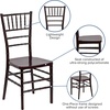 image:imageFlash Furniture 2 Pack HERCULES PREMIUM Series Mahogany Resin Stacking Chiavari Chair1