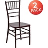 image:imageFlash Furniture 2 Pack HERCULES PREMIUM Series Mahogany Resin Stacking Chiavari Chair2