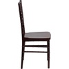 image:imageFlash Furniture 2 Pack HERCULES PREMIUM Series Mahogany Resin Stacking Chiavari Chair2