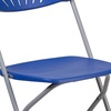 image:imageFlash Furniture 2 Pack HERCULES Series 650 lb Capacity White Plastic Fan Back Folding ChairBlue