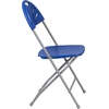 image:imageFlash Furniture 2 Pack HERCULES Series 650 lb Capacity White Plastic Fan Back Folding ChairBlue