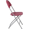 image:imageFlash Furniture 2 Pack HERCULES Series 650 lb Capacity White Plastic Fan Back Folding ChairBurgundy