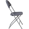 image:imageFlash Furniture 2 Pack HERCULES Series 650 lb Capacity White Plastic Fan Back Folding ChairCharcoal