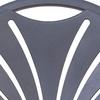 image:imageFlash Furniture 2 Pack HERCULES Series 650 lb Capacity White Plastic Fan Back Folding ChairCharcoal