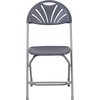 image:imageFlash Furniture 2 Pack HERCULES Series 650 lb Capacity White Plastic Fan Back Folding ChairCharcoal