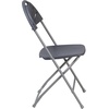 image:imageFlash Furniture 2 Pack HERCULES Series 650 lb Capacity White Plastic Fan Back Folding ChairCharcoal