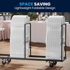 image:imageFlash Furniture 2 Pack HERCULES Series 650 lb Capacity White Plastic Fan Back Folding ChairWhite