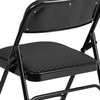 image:imageFlash Furniture 2 Pack HERCULES Series Curved Triple Braced amp Double Hinged Brown Patterned Fabric Metal Folding ChairBlack Patterned