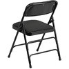 image:imageFlash Furniture 2 Pack HERCULES Series Curved Triple Braced amp Double Hinged Brown Patterned Fabric Metal Folding ChairBlack Patterned