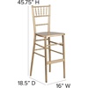 image:imageFlash Furniture 2 Pack HERCULES Series Gold Wood Chiavari BarstoolSet of 1