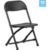 image:imageFlash Furniture 2 Pack Kids Black Plastic Folding ChairBlack