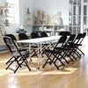 image:imageFlash Furniture 2 Pack Kids Black Plastic Folding ChairBlack