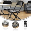 image:imageFlash Furniture 2 Pack Kids Black Plastic Folding ChairBlack