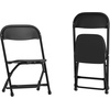 image:imageFlash Furniture 2 Pack Kids Black Plastic Folding ChairBlack