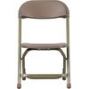 image:imageFlash Furniture 2 Pack Kids Black Plastic Folding ChairBrown