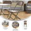 image:imageFlash Furniture 2 Pack Kids Black Plastic Folding ChairBrown
