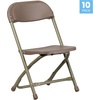 image:imageFlash Furniture 2 Pack Kids Black Plastic Folding ChairBrown