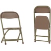 image:imageFlash Furniture 2 Pack Kids Black Plastic Folding ChairBrown