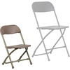 image:imageFlash Furniture 2 Pack Kids Black Plastic Folding ChairBrown