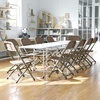 image:imageFlash Furniture 2 Pack Kids Black Plastic Folding ChairBrown