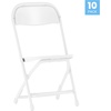 image:imageFlash Furniture 2 Pack Kids Black Plastic Folding ChairWhite