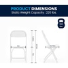 image:imageFlash Furniture 2 Pack Kids Black Plastic Folding ChairWhite