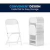 image:imageFlash Furniture 2 Pack Kids Black Plastic Folding ChairWhite