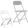 image:imageFlash Furniture 2 Pack Kids Black Plastic Folding ChairWhite
