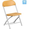 image:imageFlash Furniture 2 Pack Kids Black Plastic Folding ChairYellow