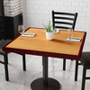image:imageFlash Furniture 36 Square 2Tone HighGloss Cherry  Mahogany Resin Table Top with 2 Thick DropLipCherryMahogany