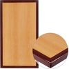 image:imageFlash Furniture 36 Square 2Tone HighGloss Cherry  Mahogany Resin Table Top with 2 Thick DropLipCherryMahogany