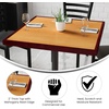 image:imageFlash Furniture 36 Square 2Tone HighGloss Cherry  Mahogany Resin Table Top with 2 Thick DropLipCherryMahogany