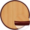 image:imageFlash Furniture 36 Square 2Tone HighGloss Cherry  Mahogany Resin Table Top with 2 Thick DropLipWalnut