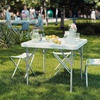 image:imageFlash Furniture 4 Pack Bamboo Folding Chair and 285 Square Plastic Folding Event Table