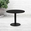 image:imageFlash Furniture 42 Round Black Laminate Table Top with 24 Round Table Height BaseBlack