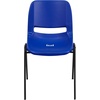 image:imageFlash Furniture 5 Pack HERCULES Series 440 lb Capacity Kids Navy Ergonomic Shell Stack Chair with Black Frame and 12 Seat Height5