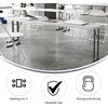image:imageFlash Furniture 8 Plastic Folding Training and Event Table Rectangular Folding Training Table with 330lb Static Weight Capacity WhiteGranite White