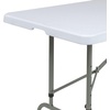 image:imageFlash Furniture 8Foot Height Adjustable Granite White Plastic Folding Table