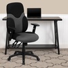 image:imageFlash Furniture Abbott High Back Ergonomic Black and Gray Mesh Swivel Task Office Chair with Adjustable Arms