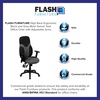 image:imageFlash Furniture Abbott High Back Ergonomic Black and Gray Mesh Swivel Task Office Chair with Adjustable Arms