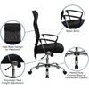 image:imageFlash Furniture Abney High Back Black Leather and Mesh Swivel Task Office Chair with Arms